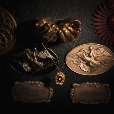 Gold Hands Wall Bowl