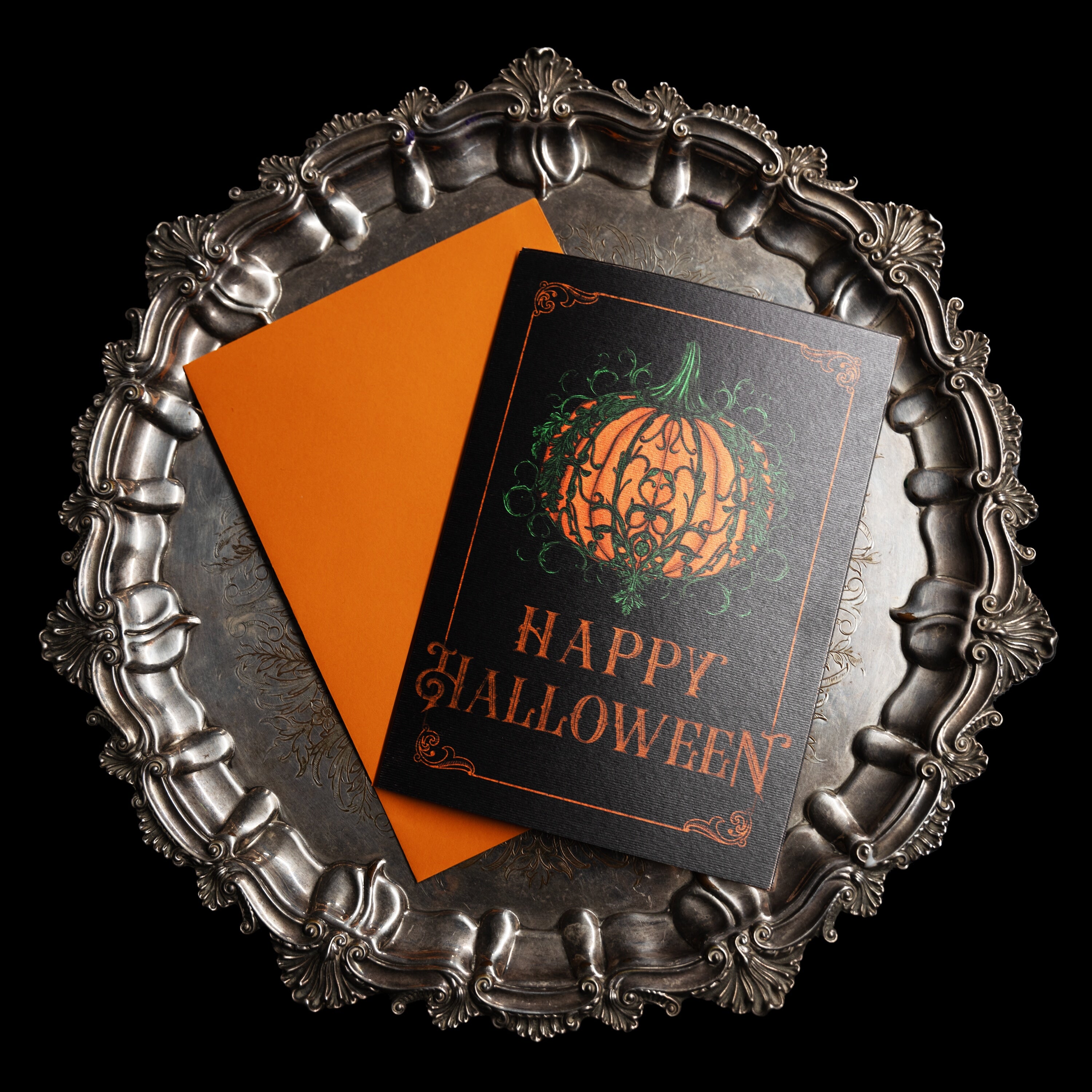 happy halloween greetings card gothic card the blackened teeth