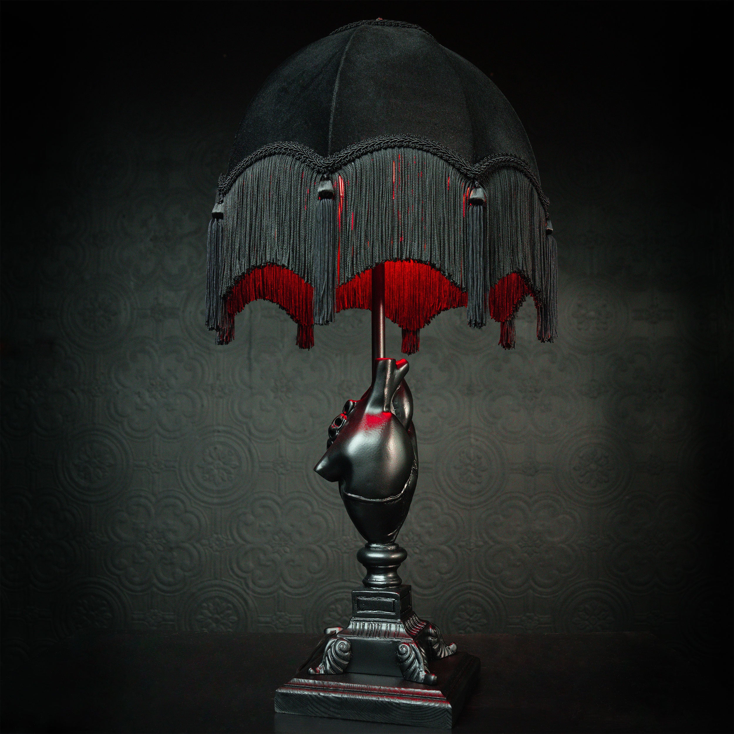 Anatomical heart lamp by the blackened teeth gothic home decor 