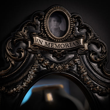 In Memoriam Mirror - The Mourning Collection by The Blackened Teeth Gothic Home Decor