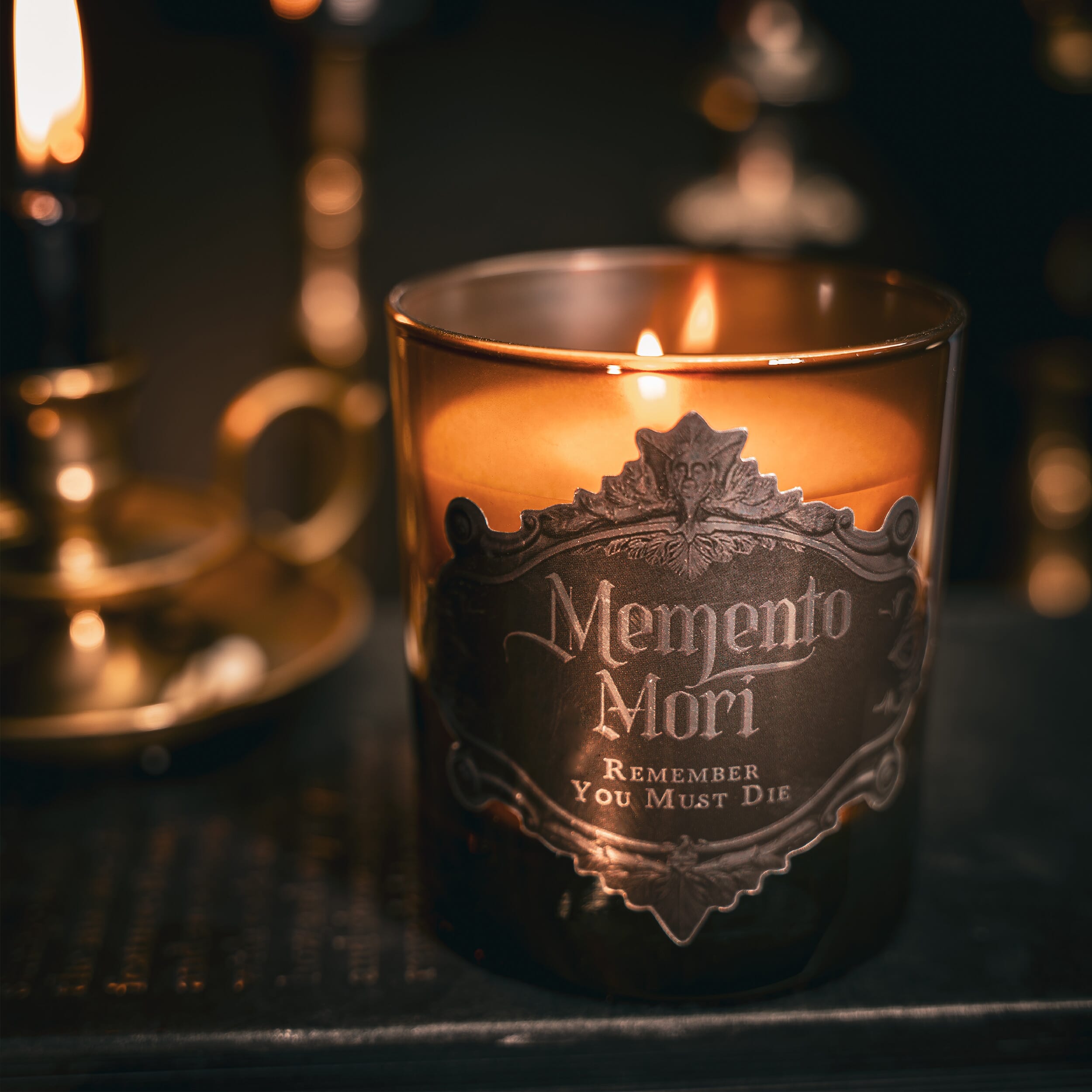 memento mori jar candle gothic jar candle the blackened teeth
