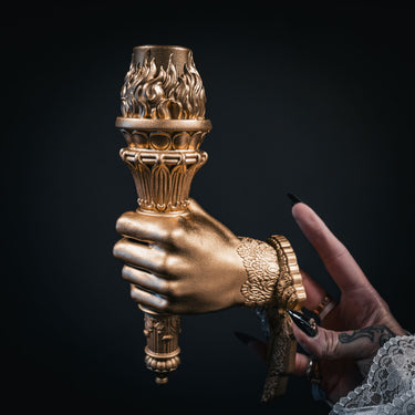 Mourning Torch - The Mourning Room Collection by The Blackened Teeth Ltd Gothic Home Decor