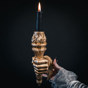 Mourning Torch - The Mourning Room Collection by The Blackened Teeth Ltd Gothic Home Decor