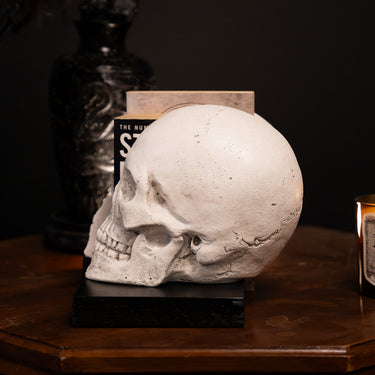 Skull Bookends