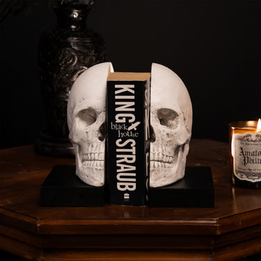 Skull Bookends