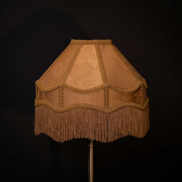 Nora baroque lampshade the blackened teeth blackened atelier gothic lampshade victorian lampshade 