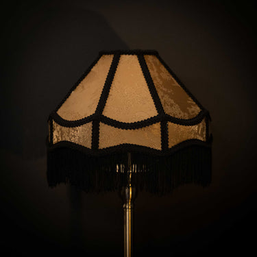 orla baroque lampshade gold black maximalist the blackened teeth blackened atelier 