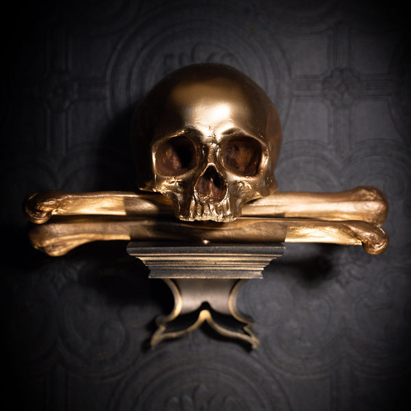 Ossuary Skull Corbel Gold Edition – The Blackened Teeth Ltd