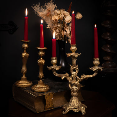 Petra Baroque Candlestick Holder - Medium