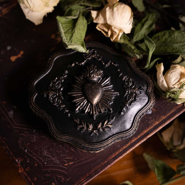 Sacred Heart Trinket Box - The Mourning Room Collection by The Blackened Teeth Ltd Gothic Home Decor
