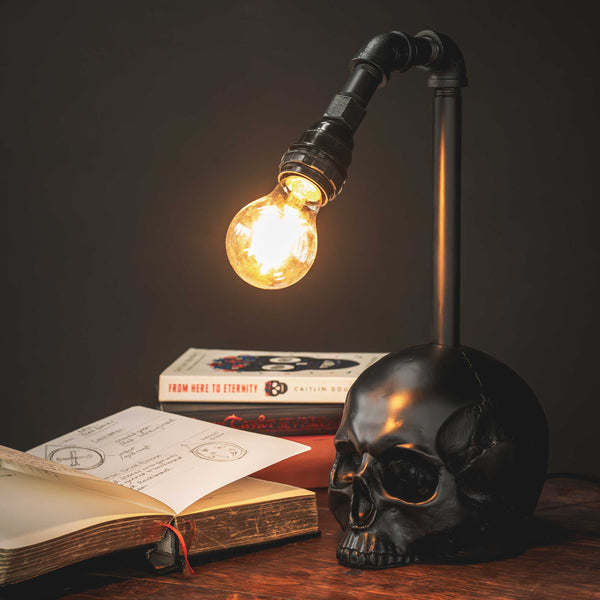 Skull Desk Lamp – The Blackened Teeth Ltd