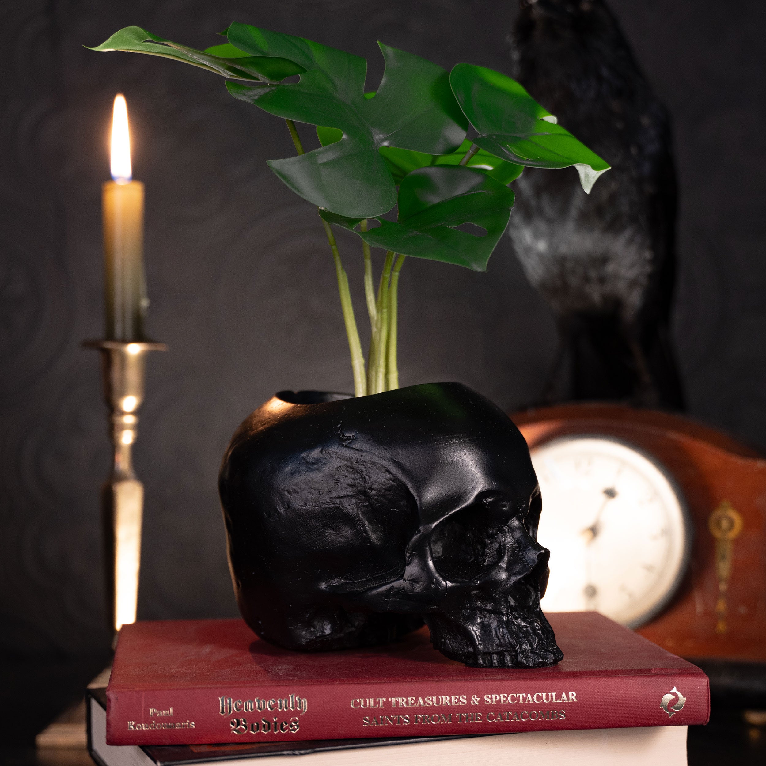 Replica skull pot - Black - The Blackened teeth