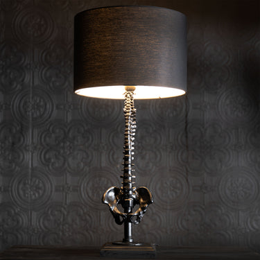spine lamp the blackened teeth gothic lamp gothic lighting