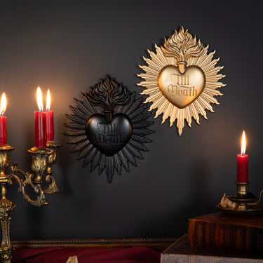 Till Death Sacred Heart Plaque