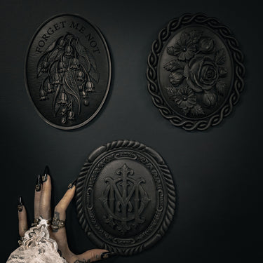 Forget Me Not Brooch by The Blackened Teeth Ltd Gothic Home Decor