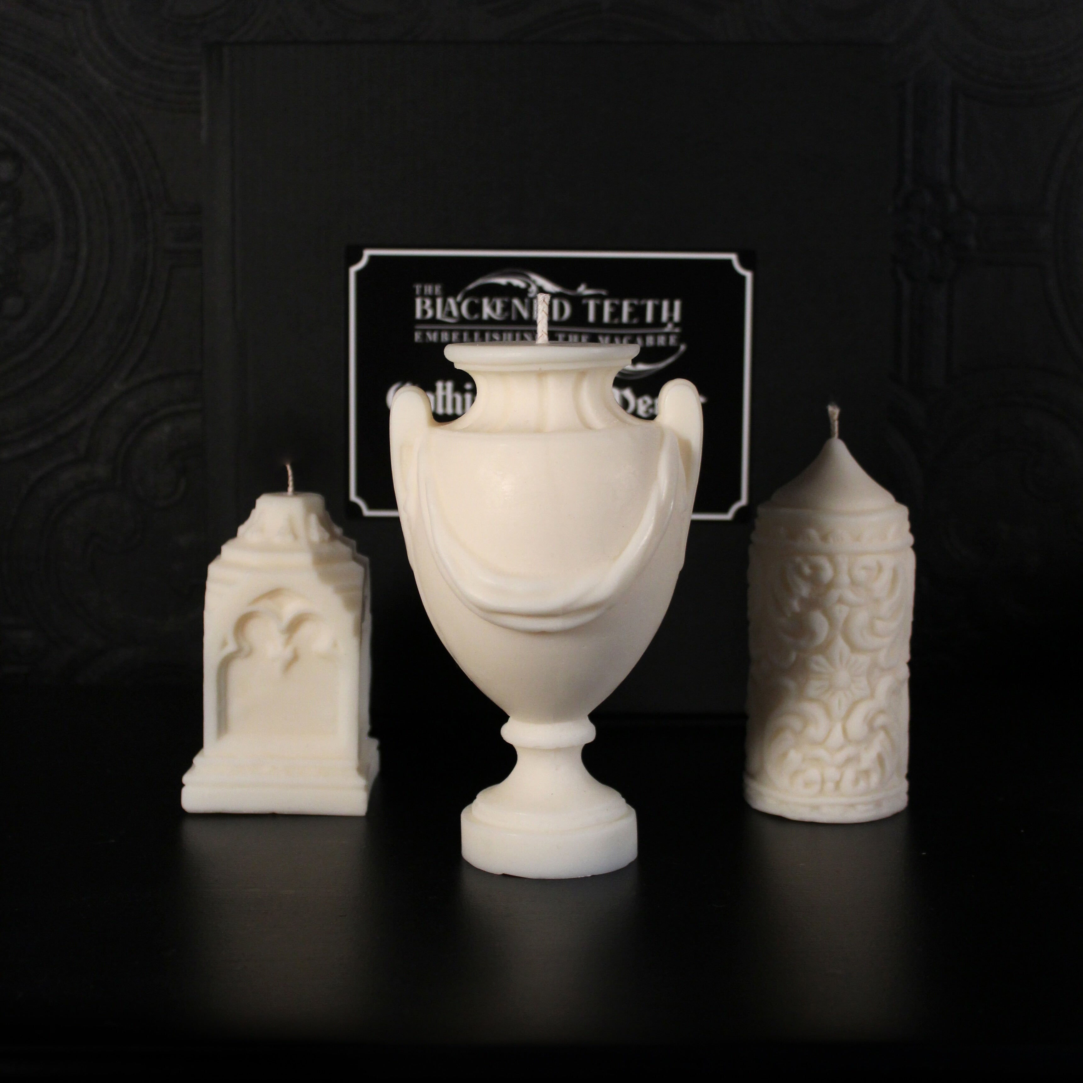 urn Candle Gothic candle Gift box The Blackened Teeth 