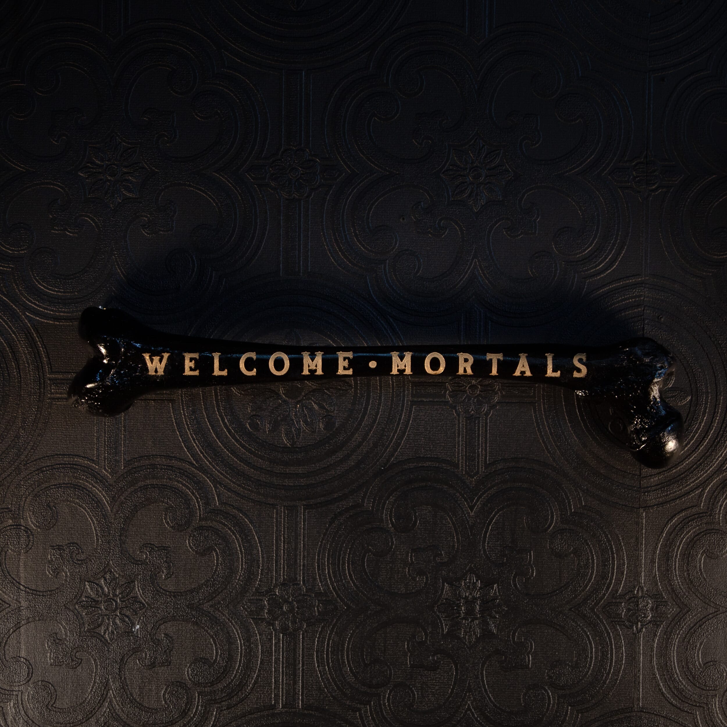 Welcome Mortals - Engraved Femur Bone