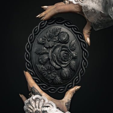 Widows Bouquet Brooch The Mourning Room by The Blackened Teeth Gothic Home Decor