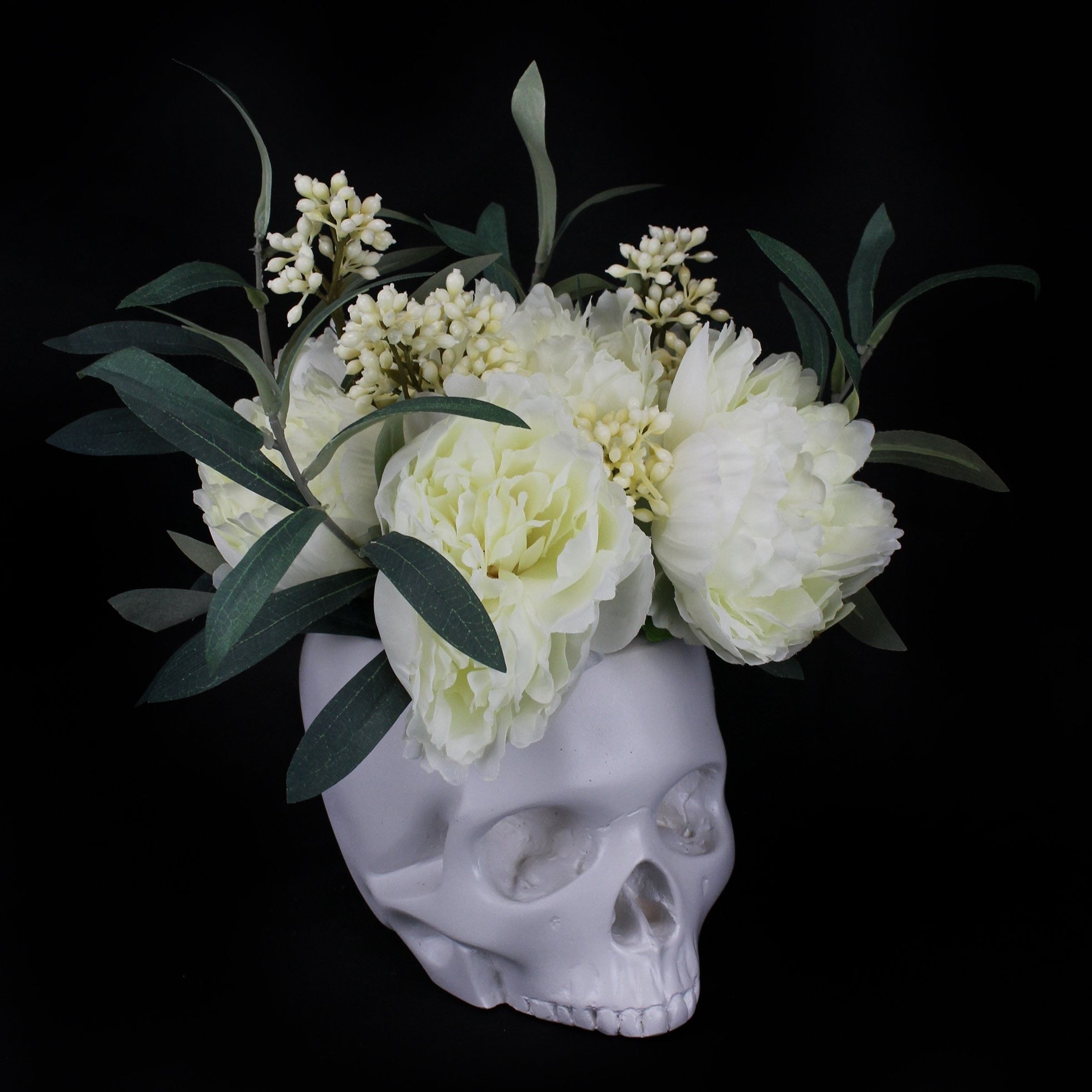 Ulla Flowerhead - Cream Peonies & Eucalyptus