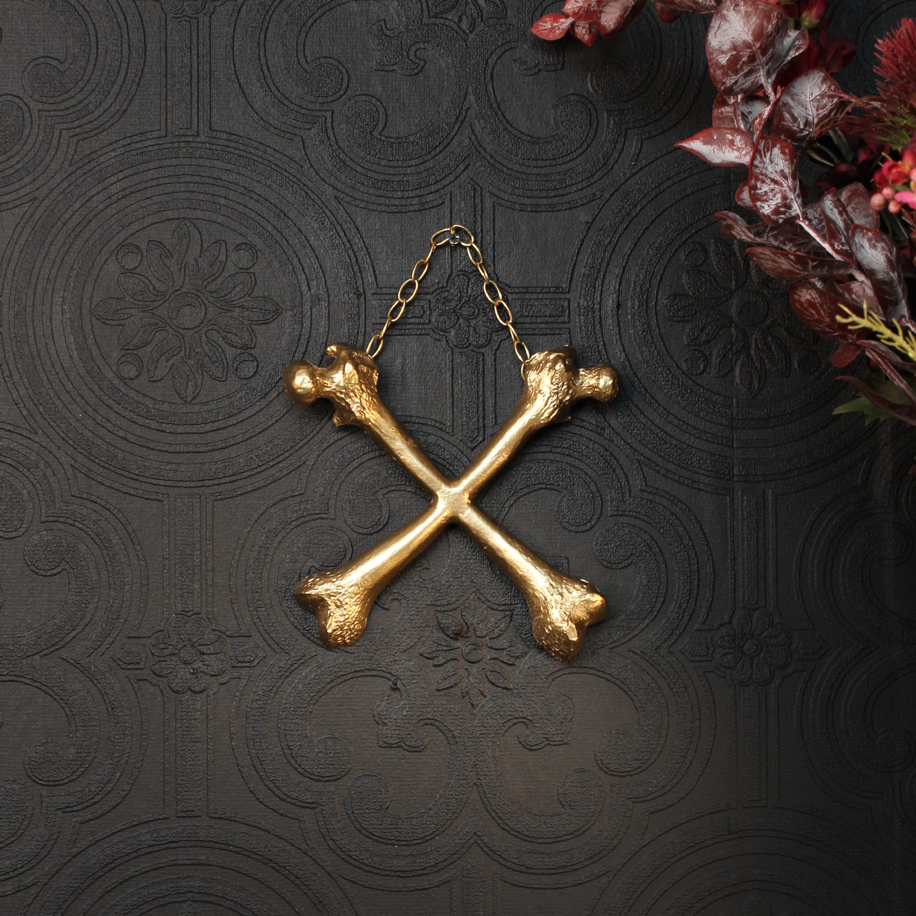 Crossbones Gothic Wall Decor