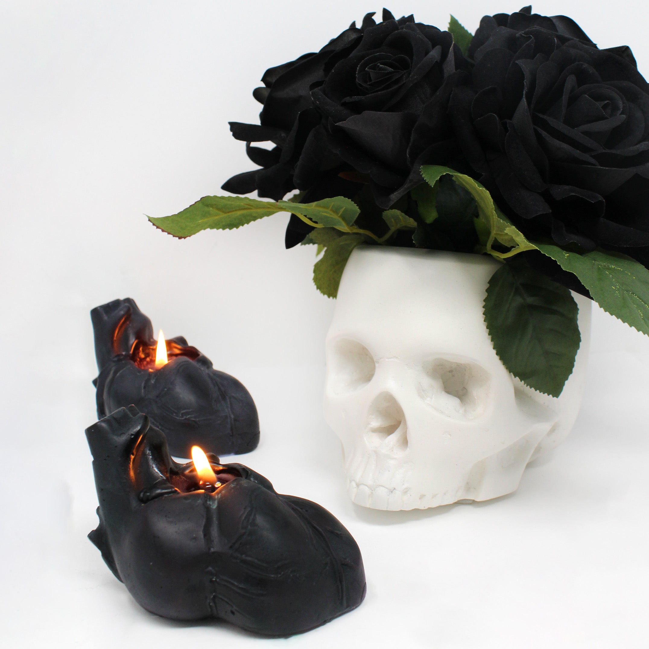 Morticia Flowerhead, The Blackened Teeth - Gothic Decor