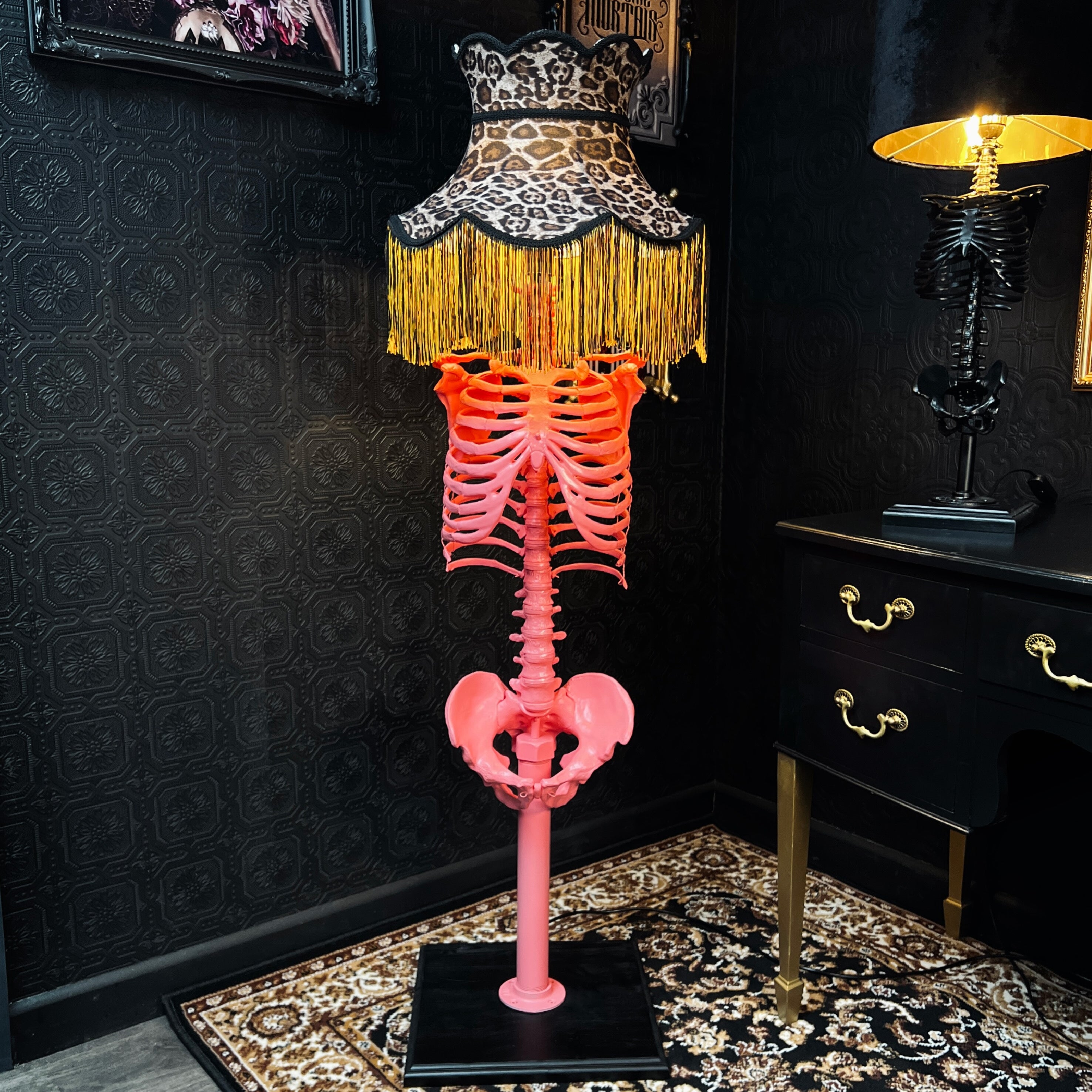 The Skeleton Floor Lamp - Pink Edition