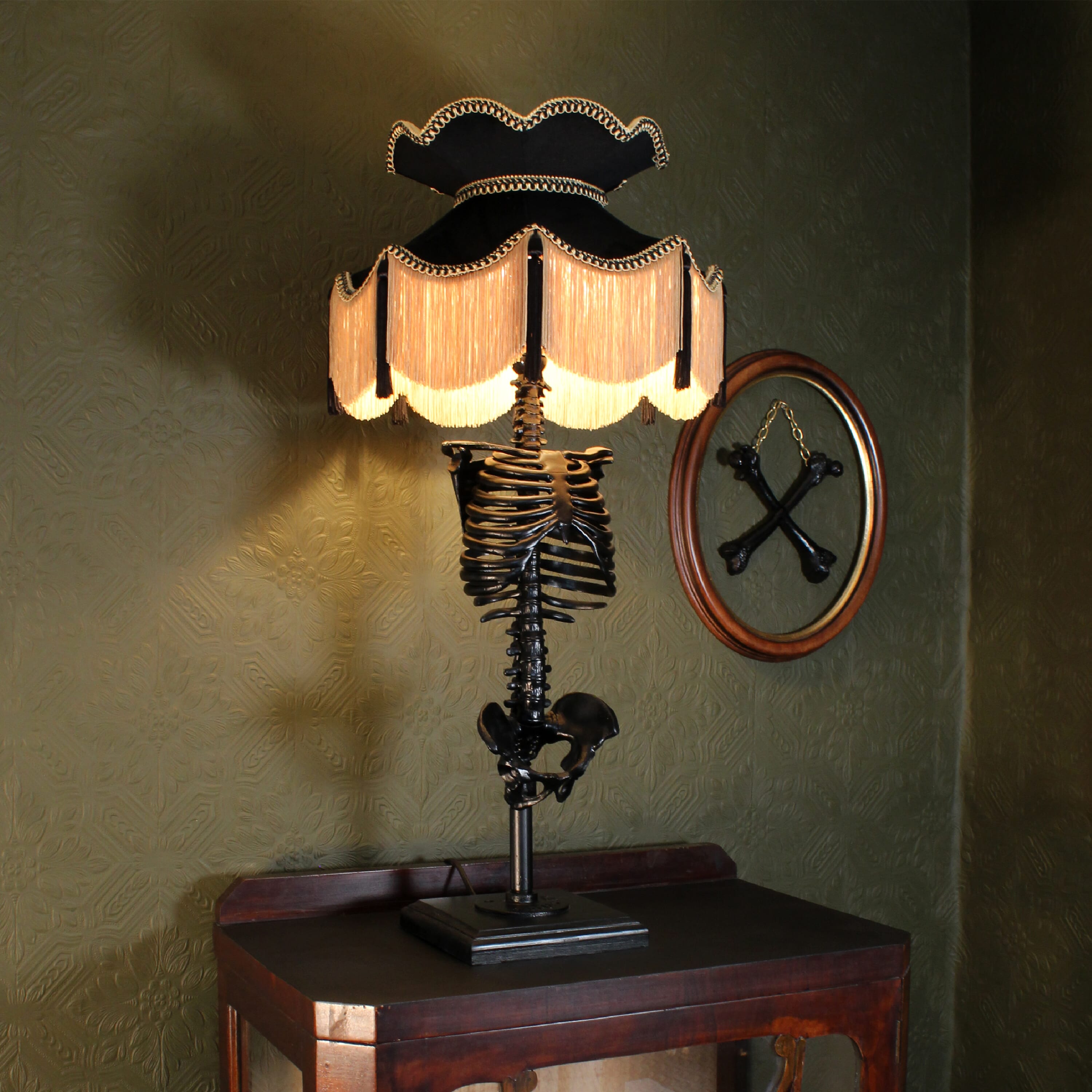 Baroque Skeleton Lamp - Esther Edition by The Blackened Teeth