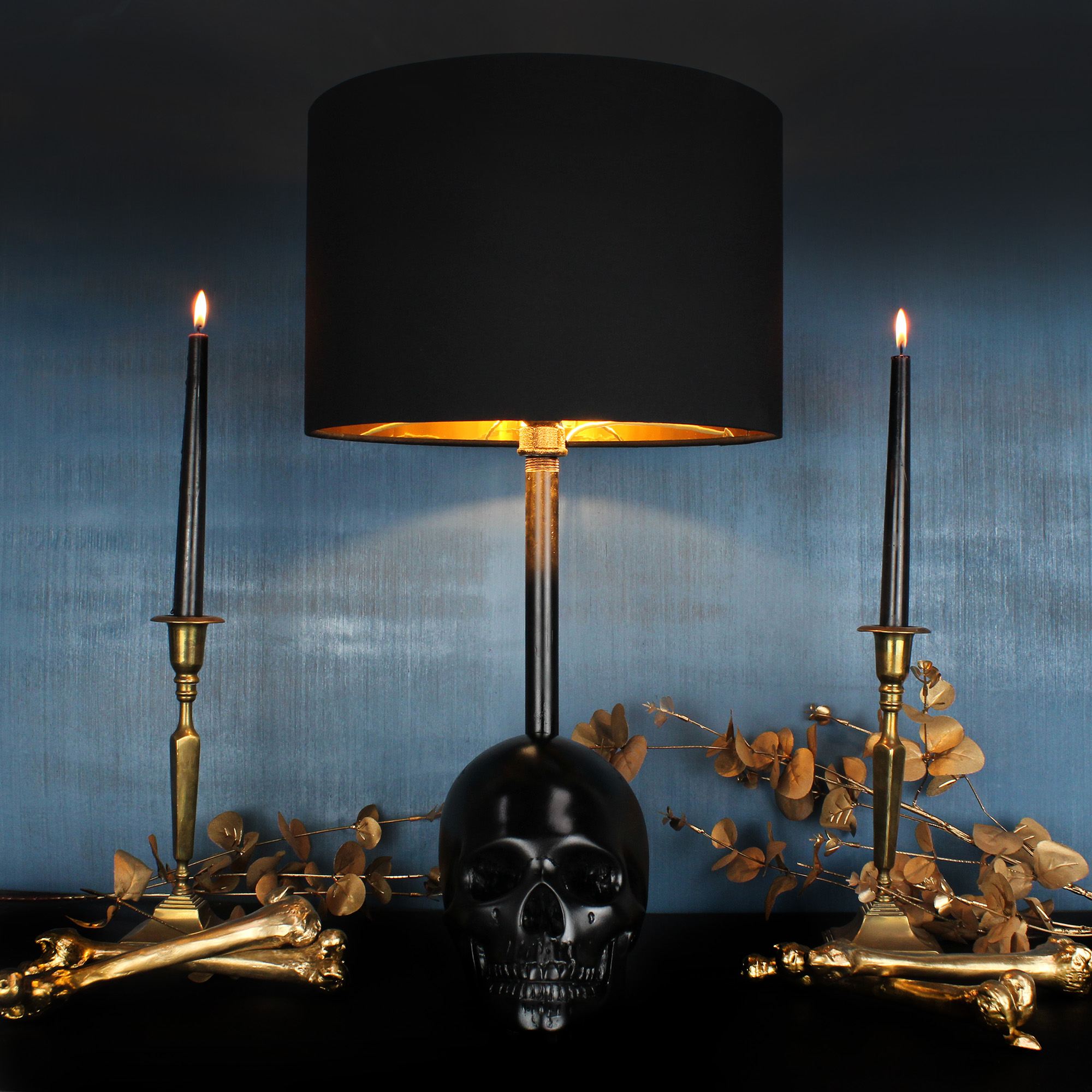 The Edison Skull Lamp