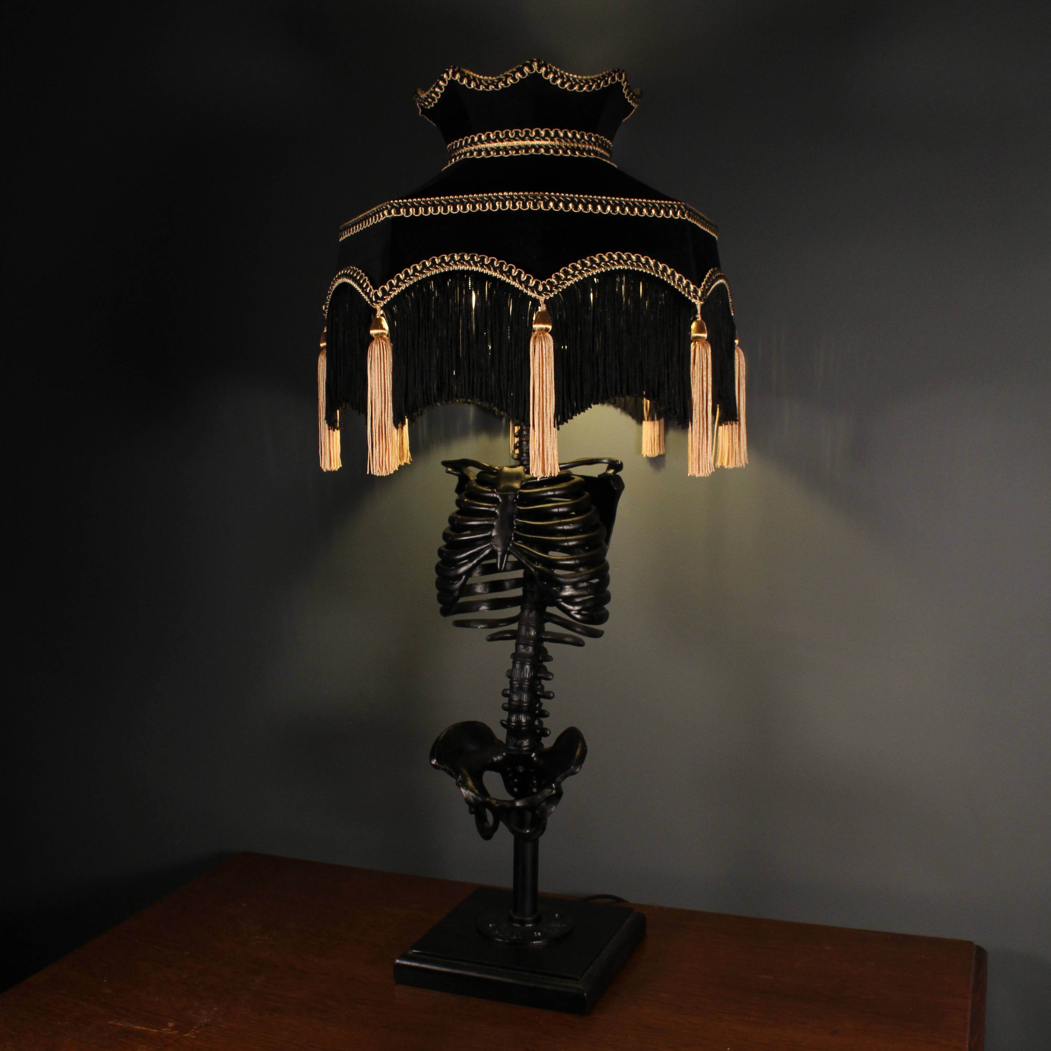 Baroque Skeleton Lamp - Nancy Edition by The Blackened Teeth